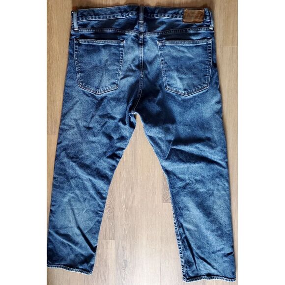 VTG Jeans Polo Ralph Lauren The Classic 36x30 Button & Zip Medium Wash Denim - Picture 4 of 11